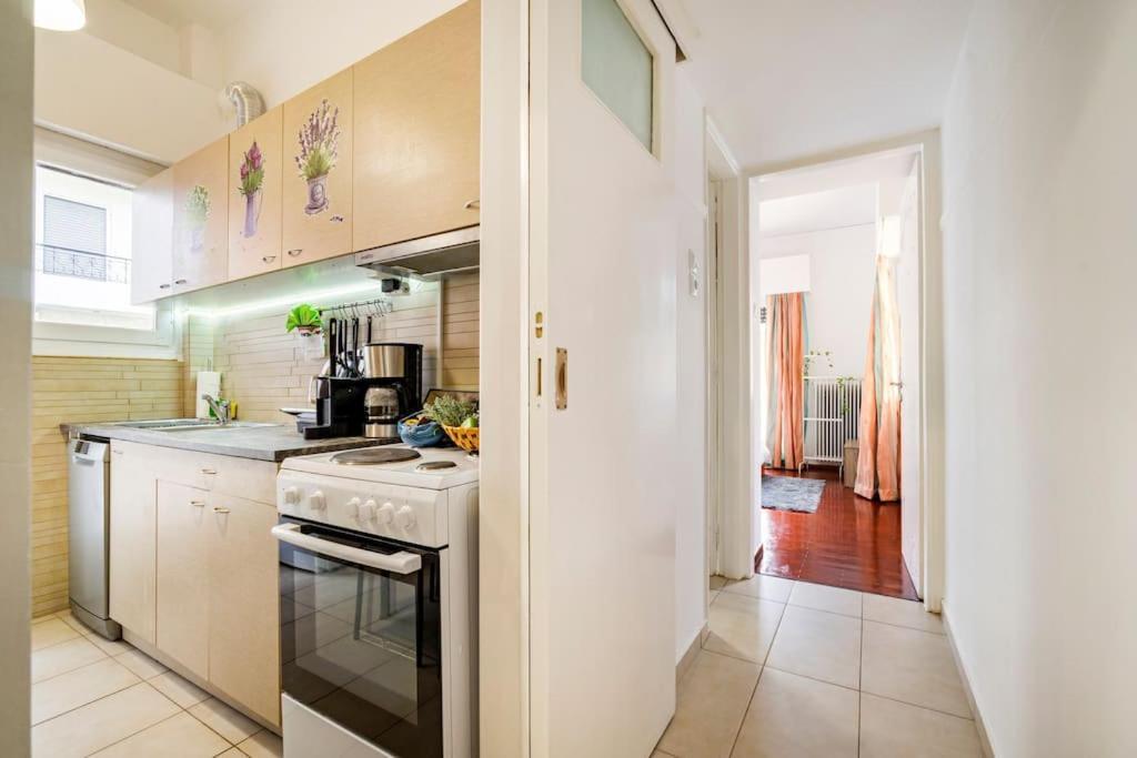 Athens Paradise Cozy 53 Sqm Apartament Near To Metro Luaran gambar