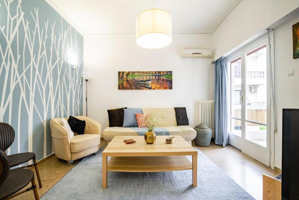Athens Paradise Cozy 53 Sqm Apartament Near To Metro Luaran gambar